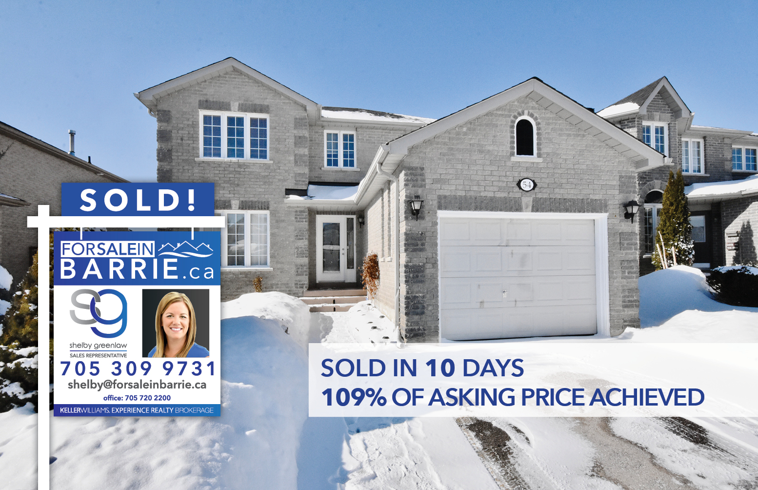 SOLD! 54 Kraus Road, Barrie