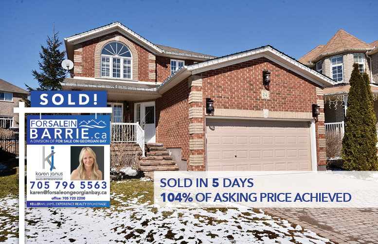SOLD! 24 Parisian Crescent, Barrie, ON