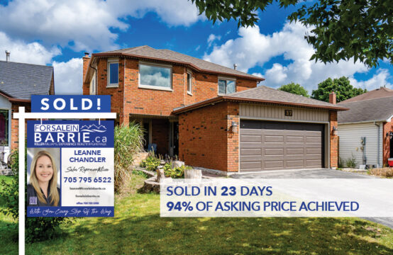 SOLD! 37 Shakespeare Crescent, Barrie, ON