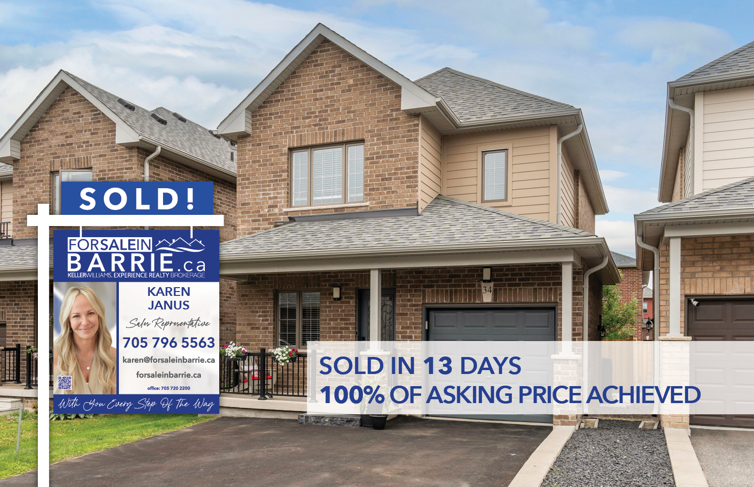 SOLD! 34 Bedford Estates Crescent, Barrie, ON